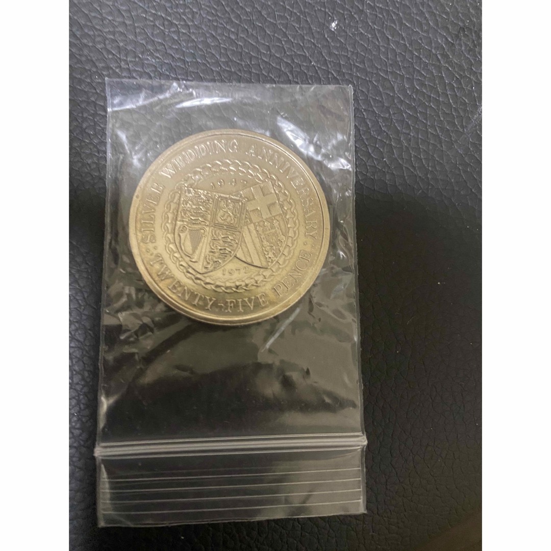 マン島 1972 エリザベスII 記念コイン  エンタメ/ホビーの美術品/アンティーク(貨幣)の商品写真