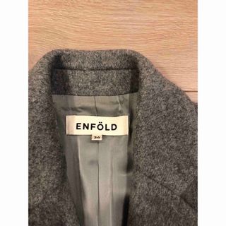 エンフォルド(ENFOLD)のENFOLD エンフォルド　チェスターコート　グレー36(ロングコート)