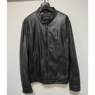 ザラ(ZARA)のZARA MAN ザラ フェイクレザーシングルジャケット ブルゾン ライダース(レザージャケット)