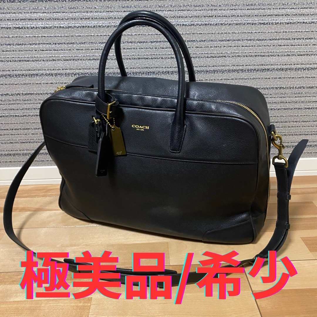 【極美品/希少】COACH コーチ ボストンバッグ  レザー メンズ 2wayボストンバック