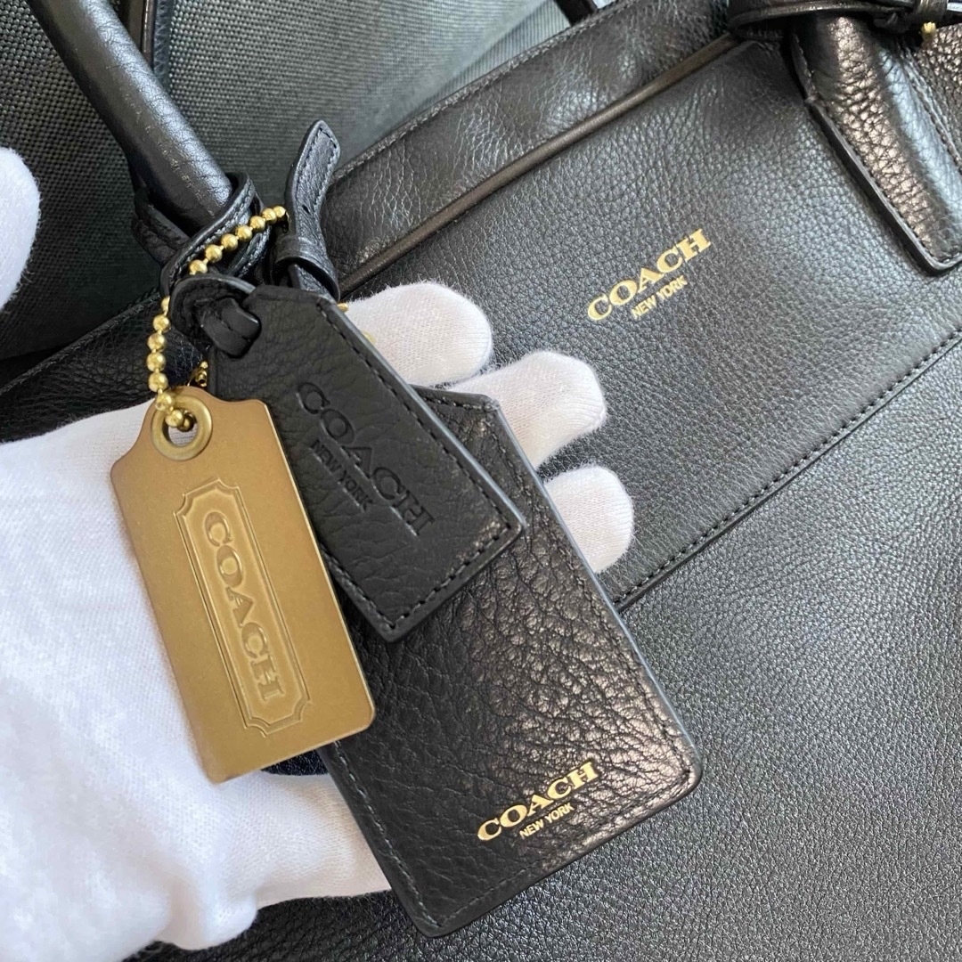 COACH(コーチ)の【極美品/希少】COACH コーチ レザー  ボストンバッグ メンズ 2way メンズのバッグ(ボストンバッグ)の商品写真