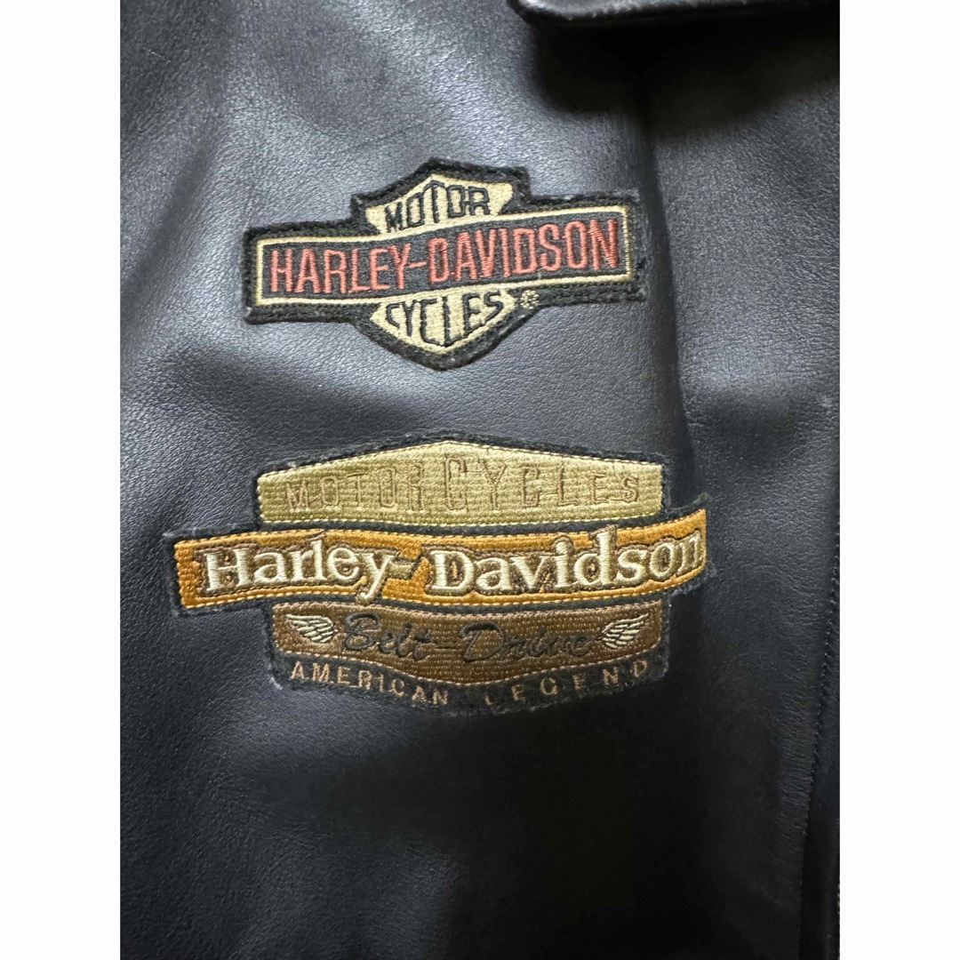 Harley Davidson(ハーレーダビッドソン)のHarley-Davidson レザージャケット 極上品 メンズのジャケット/アウター(ライダースジャケット)の商品写真