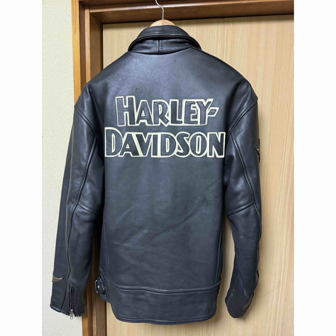 Harley Davidson(ハーレーダビッドソン)のHarley-Davidson レザージャケット 極上品 メンズのジャケット/アウター(ライダースジャケット)の商品写真