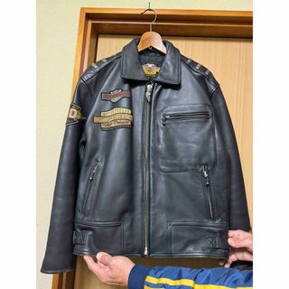 ハーレーダビッドソン(Harley Davidson)のHarley-Davidson レザージャケット 極上品(ライダースジャケット)