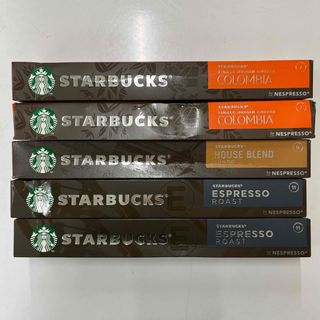 スターバックスコーヒー(Starbucks Coffee)の⭐︎訳あり⭐︎  スターバックス　5本セット　ネスプレッソ　　 (コーヒー)