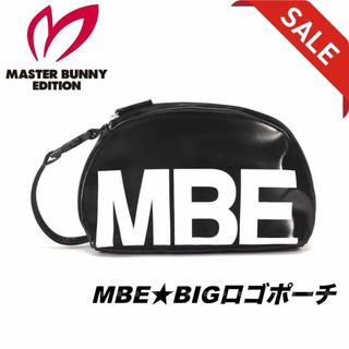 マスターバニーエディション(MASTER BUNNY EDITION)のMASTER BUNNY EDITION BIGロゴ ポーチ／ブラック(バッグ)