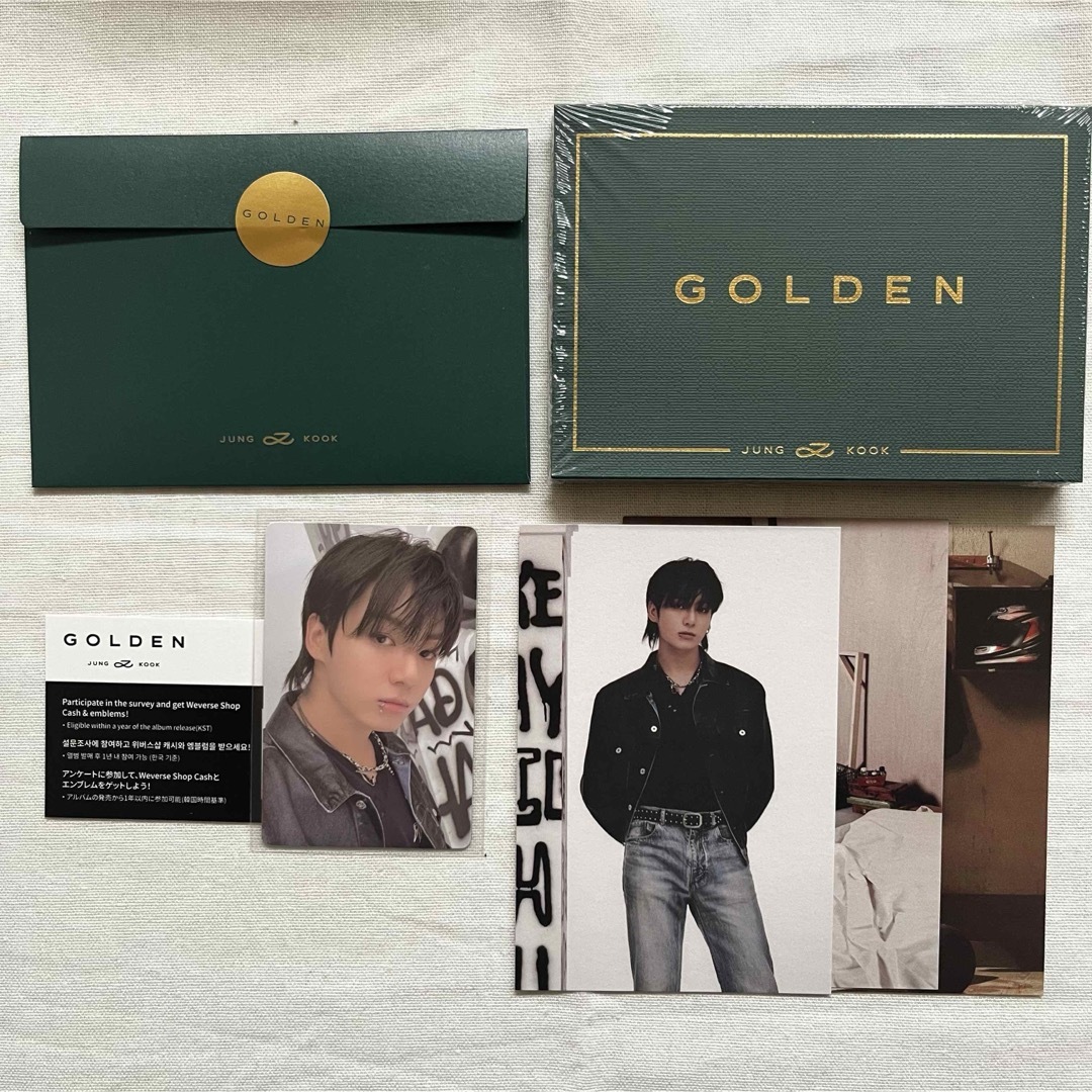 BTS ジョングク グク アルバム golden Weverse トレカの通販 by BTS ジョングク グク アルバム golden Weverse トレカの通販 by