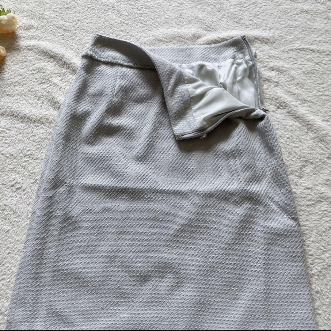 UNITED ARROWS green label relaxing(ユナイテッドアローズグリーンレーベルリラクシング)のグリーンレーベル 入学式 スカート セットアップ スーツ グレー S レディースのフォーマル/ドレス(スーツ)の商品写真
