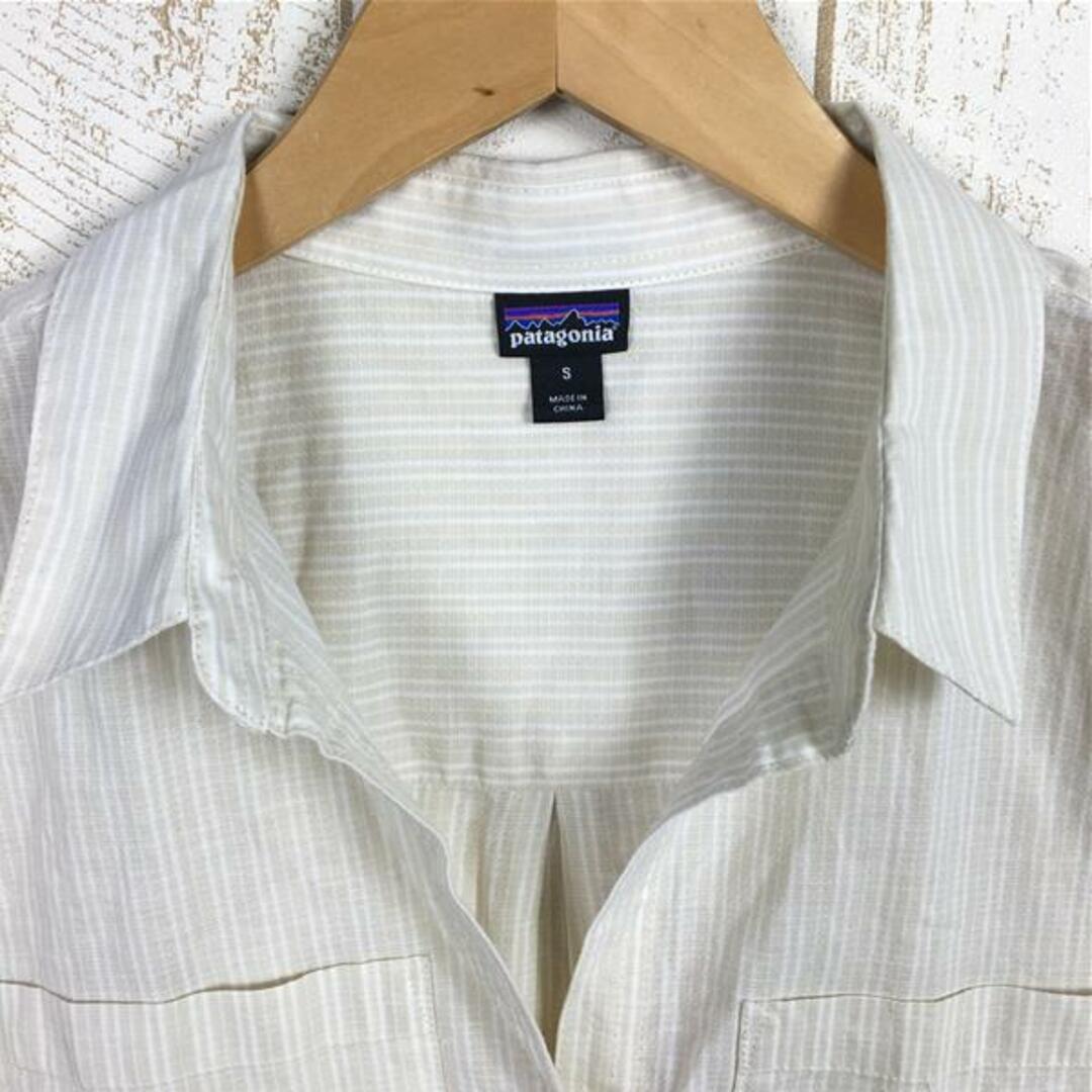 patagonia(パタゴニア)のWOMENs S  パタゴニア ウィメンズ ライトウェイト A/C ボタンダウン シャツ W Lightweight A/C Buttondown Shirt ロングスリーブ オーガニックコットン ヘンプ PATAGONIA 54296 SDPU アイボリー系 レディースのファッション小物(その他)の商品写真