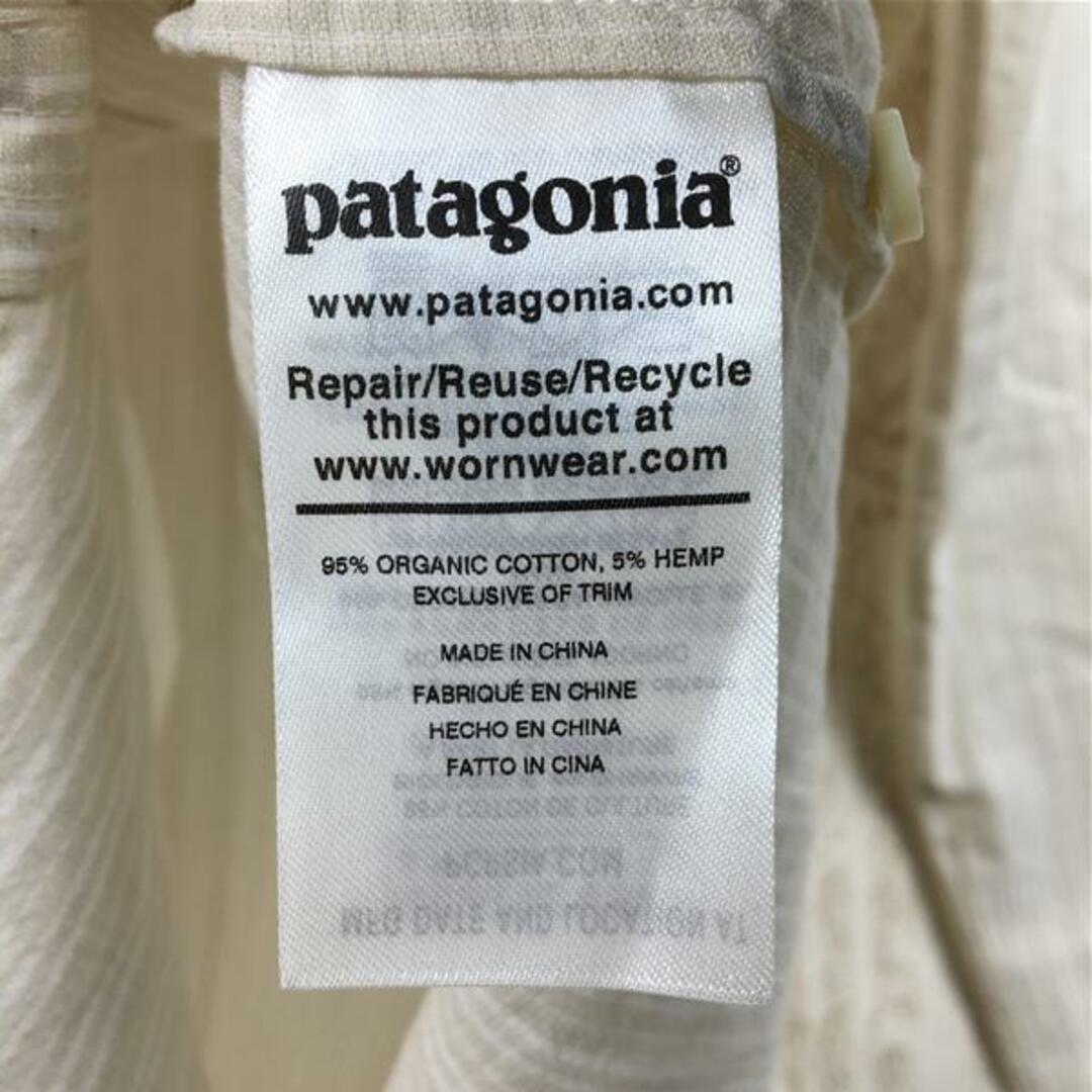 patagonia(パタゴニア)のWOMENs S  パタゴニア ウィメンズ ライトウェイト A/C ボタンダウン シャツ W Lightweight A/C Buttondown Shirt ロングスリーブ オーガニックコットン ヘンプ PATAGONIA 54296 SDPU アイボリー系 レディースのファッション小物(その他)の商品写真