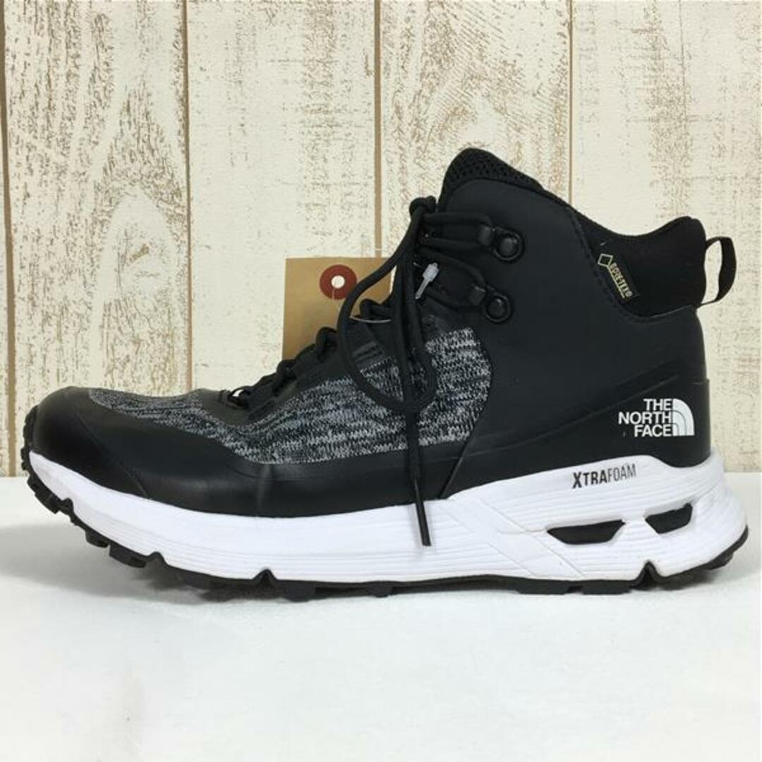 THE NORTH FACE(ザノースフェイス)のWOMENs 23.5cm  ノースフェイス シェイブドゥ ハイカー ミッド ゴアテックス Shaved Hiker Mid GORE-TEX トレッキングシューズ NORTH FACE NFW51930/NF0A46J6 KW TNFブラック×TNFホワイト ブラック系 レディースのファッション小物(その他)の商品写真