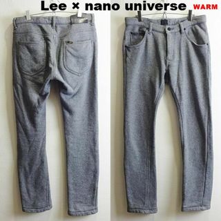 リー(Lee)のLee×ナノユニバース　裏起毛 スウェットスキニーパンツ　W84cm　ストレッチ(デニム/ジーンズ)