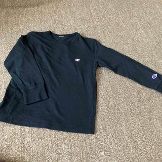 チャンピオン(Champion)のチャンピオン  ロンT 130サイズ　ブラック(Tシャツ/カットソー)