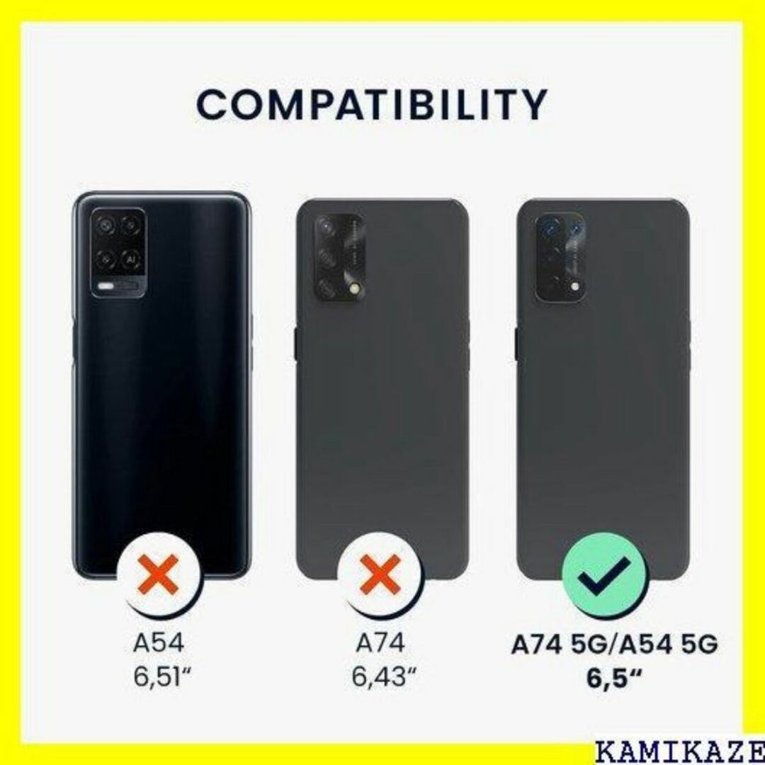 ★送料無料 kwmobile スマホショルダー 対応:Oppo A74 5G / スマホ/家電/カメラのスマホアクセサリー(Androidケース)の商品写真