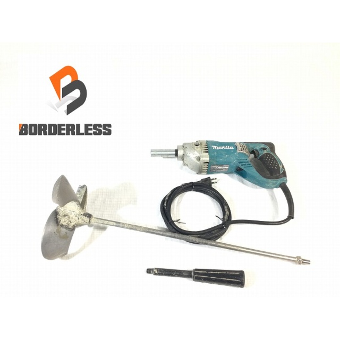 Makita(マキタ)の☆中古品☆makita マキタ 100V カクハン機 UT2204 シャフト＋パドル付 かくはん機 攪拌機 撹拌機 ミキサー 84913 自動車/バイクのバイク(工具)の商品写真