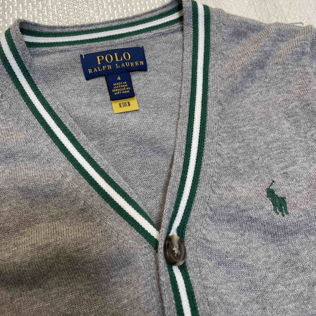 Ralph Lauren(ラルフローレン)の値引き！ラルフローレンキッズ⭐︎ニットカーディガン キッズ/ベビー/マタニティのキッズ服男の子用(90cm~)(カーディガン)の商品写真