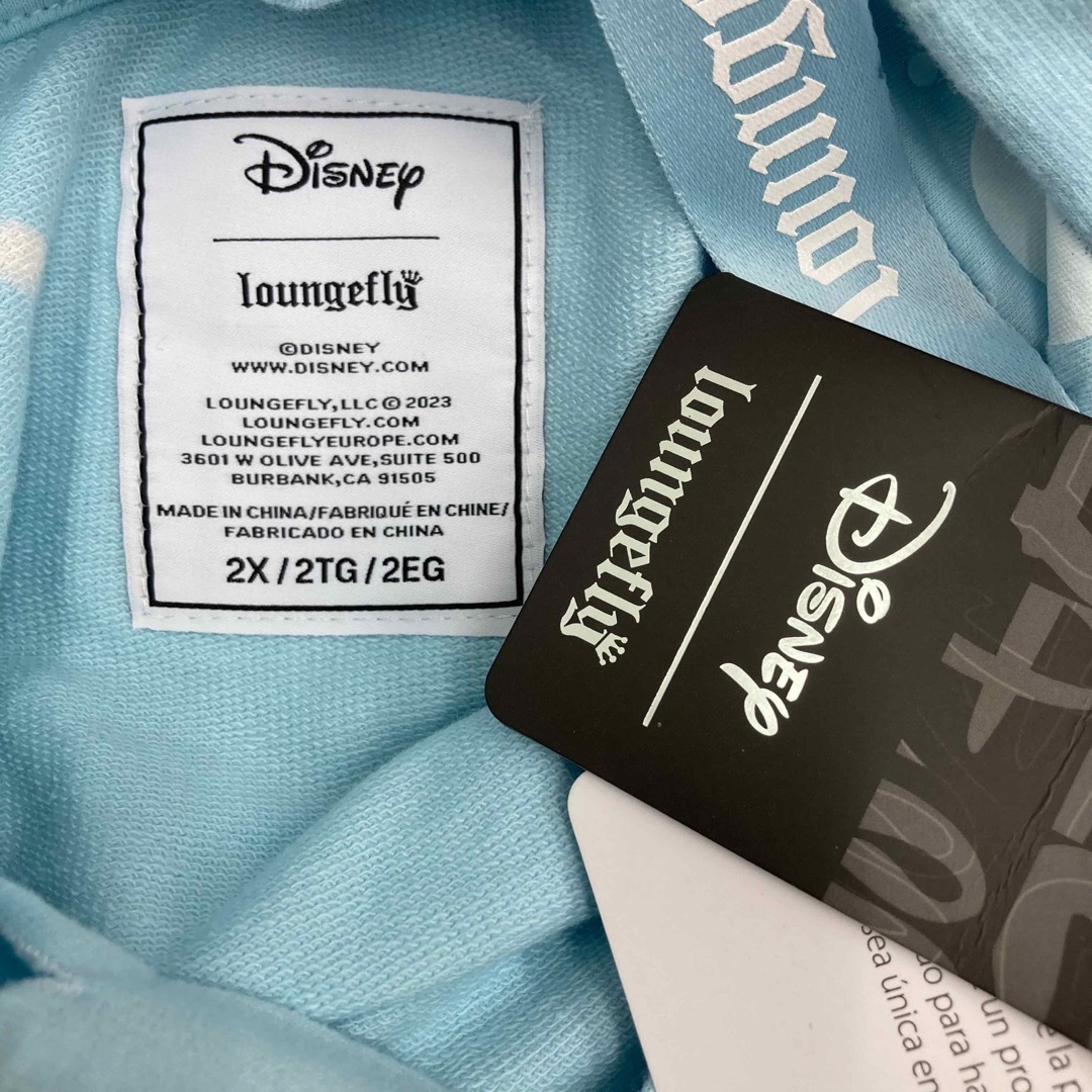 Disney(ディズニー)の2XL 雪 ミッキー ミニー フーディ パーカー ラウンジフライ ディズニー メンズのトップス(パーカー)の商品写真