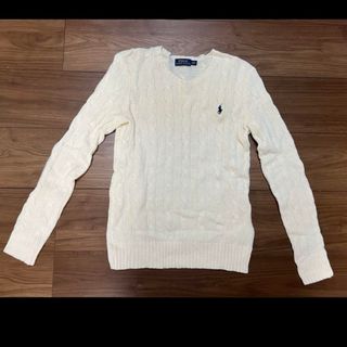 ポロラルフローレン(POLO RALPH LAUREN)の【POLO RALPH LAUREN】 ホワイトニット(ニット/セーター)