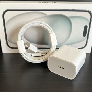 iPhone15充電器2m type-c USB-C 充電ケーブルC-Cセット(バッテリー/充電器)