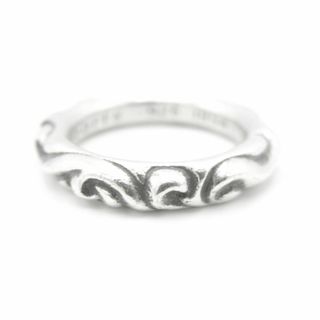 クロムハーツ(Chrome Hearts)のクロムハーツ CHROME HEARTS ■ 【 SCRL BAND 】 スクロールバンド シルバー リング　31229(リング(指輪))