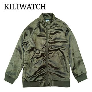 キリウォッチ(KILIWATCH)のKILIWATCH サテン ブルゾン ジャンパー(ブルゾン)