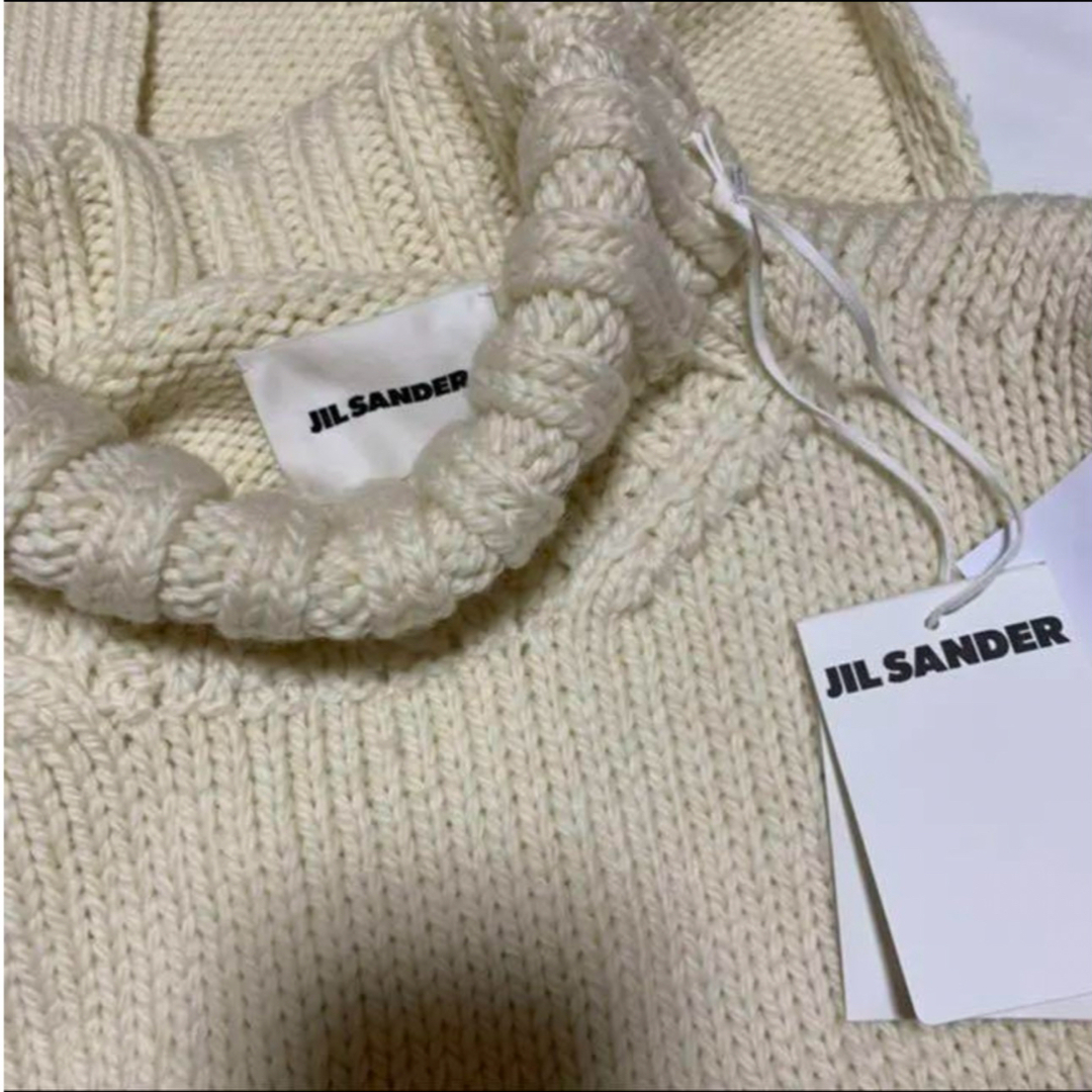 Jil Sander(ジルサンダー)のJILSANDER ロングプラストロン ニットベスト メンズのトップス(ベスト)の商品写真