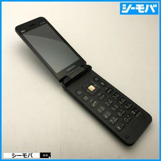 キョウセラ(京セラ)の1037 ガラケー GRATINA KYF39 美品 au ブラック(携帯電話本体)