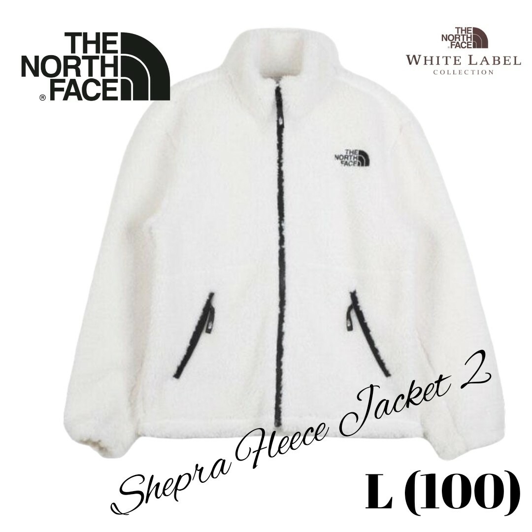 THE NORTH FACE(ザノースフェイス)の【ノースフェイス】シェルパフリースジャケット 2 韓国限定 L アイボリー メンズのジャケット/アウター(ブルゾン)の商品写真