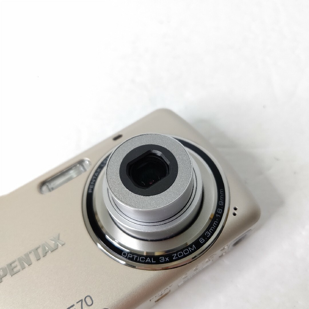 PENTAX(ペンタックス)のPENTAX　Optio　E70 極美品　Digital　Camera　電池式 スマホ/家電/カメラのカメラ(コンパクトデジタルカメラ)の商品写真
