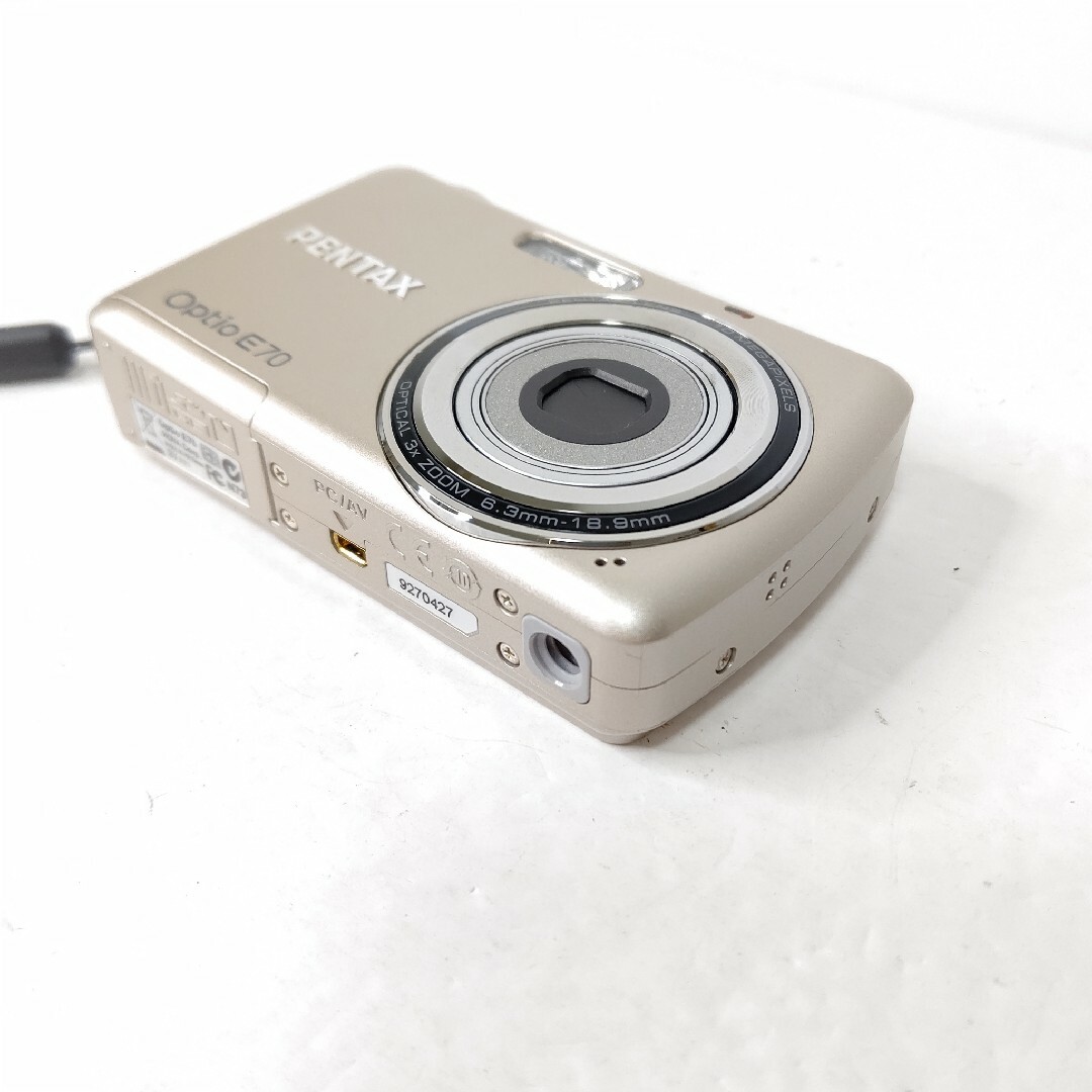 PENTAX(ペンタックス)のPENTAX　Optio　E70 極美品　Digital　Camera　電池式 スマホ/家電/カメラのカメラ(コンパクトデジタルカメラ)の商品写真