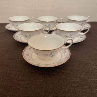 ウェッジウッド(WEDGWOOD)のウェッジウッド　サンバースト　ピオニー　カップ&ソーサー(グラス/カップ)