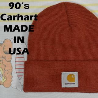 カーハート(carhartt)のカーハート ニットキャップ 13724c USA製 Carhart 00 80(ニット帽/ビーニー)