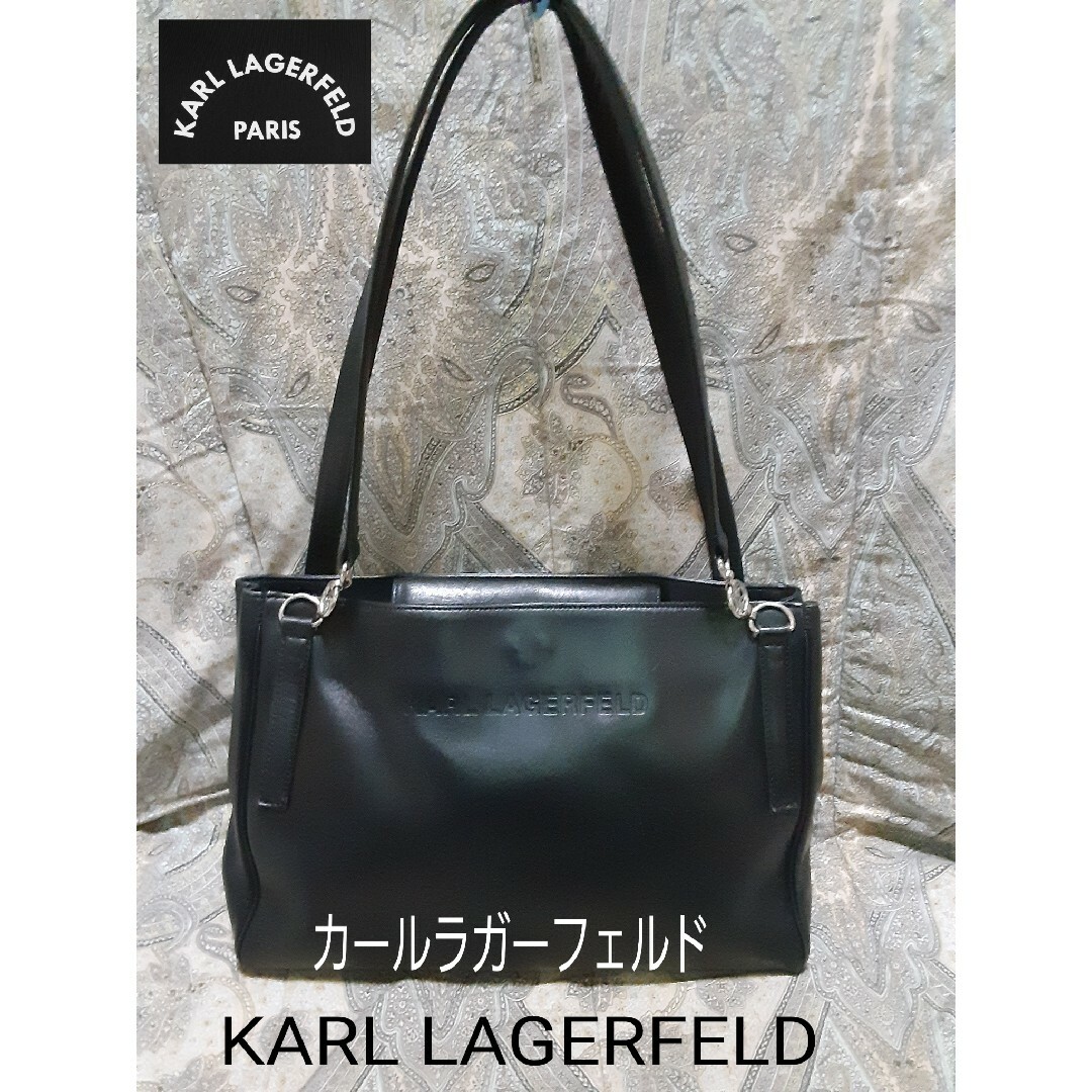 Karl Lagerfeld(カールラガーフェルド)のカールラガーフェルド KARL LAGERFELD 本革/ショルダーバッグ レディースのバッグ(ショルダーバッグ)の商品写真