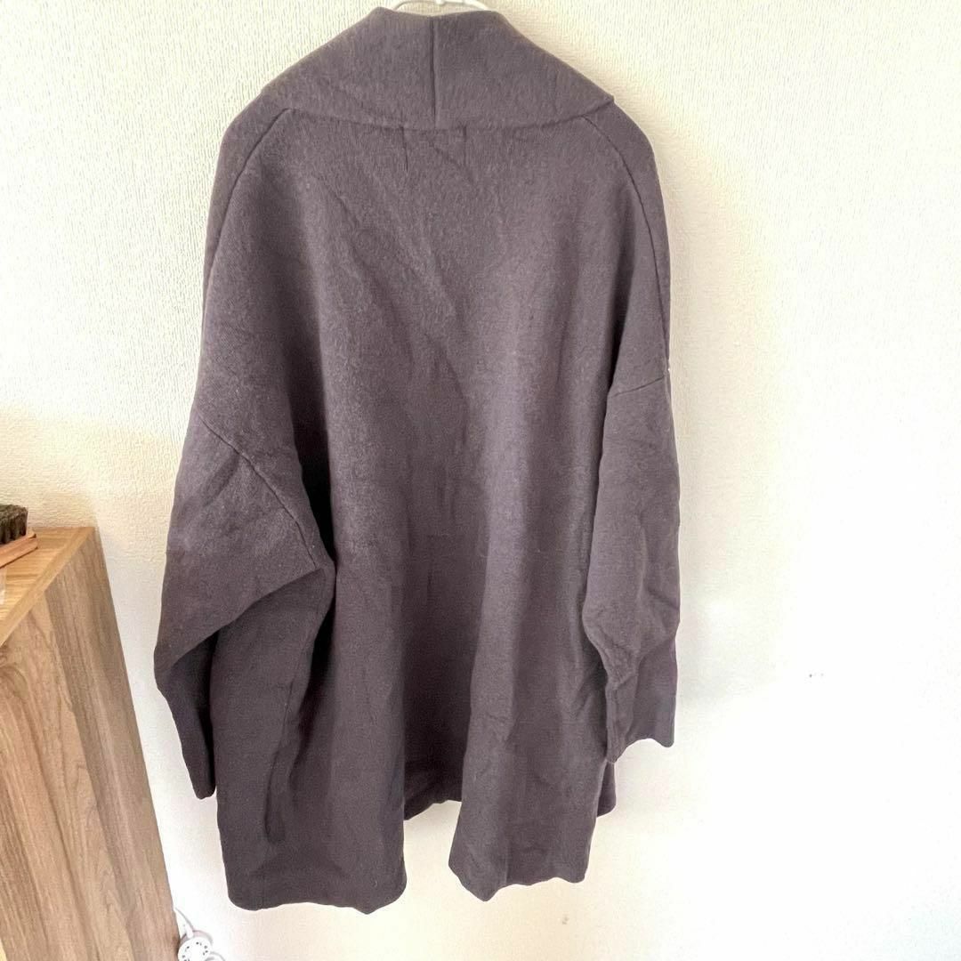 イエナ 20aw ウールカシミア ガウンカーディガン ノーカラーコート