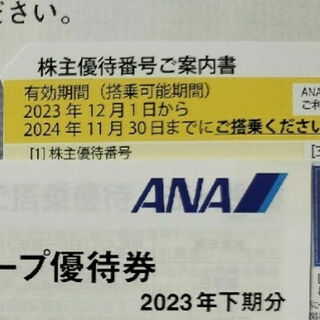 ANA　株主優待2枚（2024年11月30日まで有効）(その他)