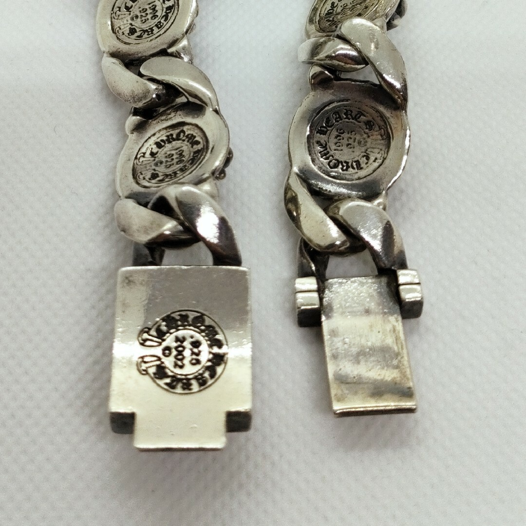 Chrome Hearts(クロムハーツ)のクロムハーツ原本有 ブレスレット CROSS LINK 6LINK クロスボール メンズのアクセサリー(ブレスレット)の商品写真