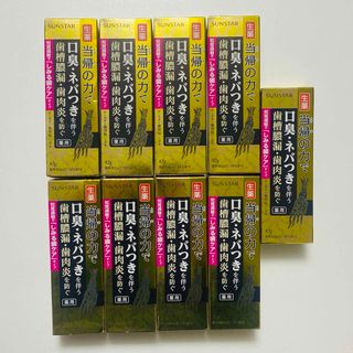 【9本セット】 サンスター 当帰の力 薬用塩ハミガキ しみる歯ケアタイプ