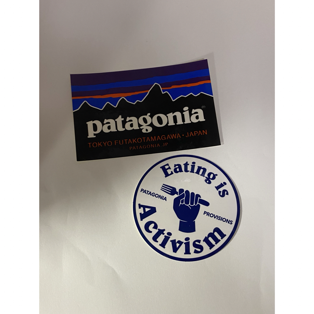 patagonia(パタゴニア)のpatagonia ステッカー　シール　登山　キャンプ　限定　グッズ　2枚 自動車/バイクのバイク(ステッカー)の商品写真