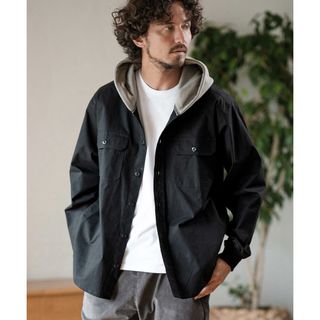 マージン(Magine)の【Magine(マージン)】RIPSTOP HOODED WORK SHIRTS(シャツ)