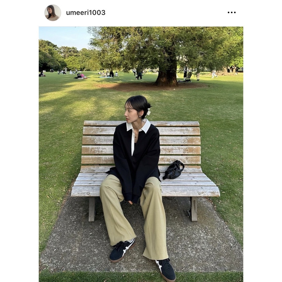 CLANE(クラネ)の2WAY STRAIGHT TUCK PANTS レディースのパンツ(カジュアルパンツ)の商品写真