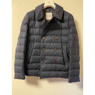 モンクレール(MONCLER)の【美品】モンクレール MONCLER ダウンジャケット メンズ ピーコート(ダウンジャケット)