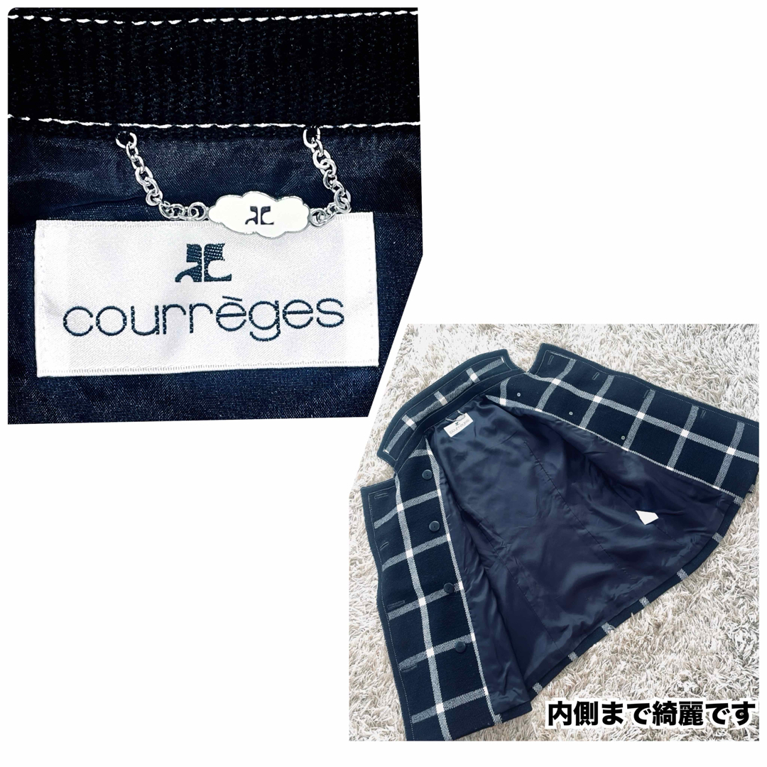 Courreges(クレージュ)の新品 Courrèges クレージュ ジャケット ウール ダブル size9AR レディースのジャケット/アウター(その他)の商品写真