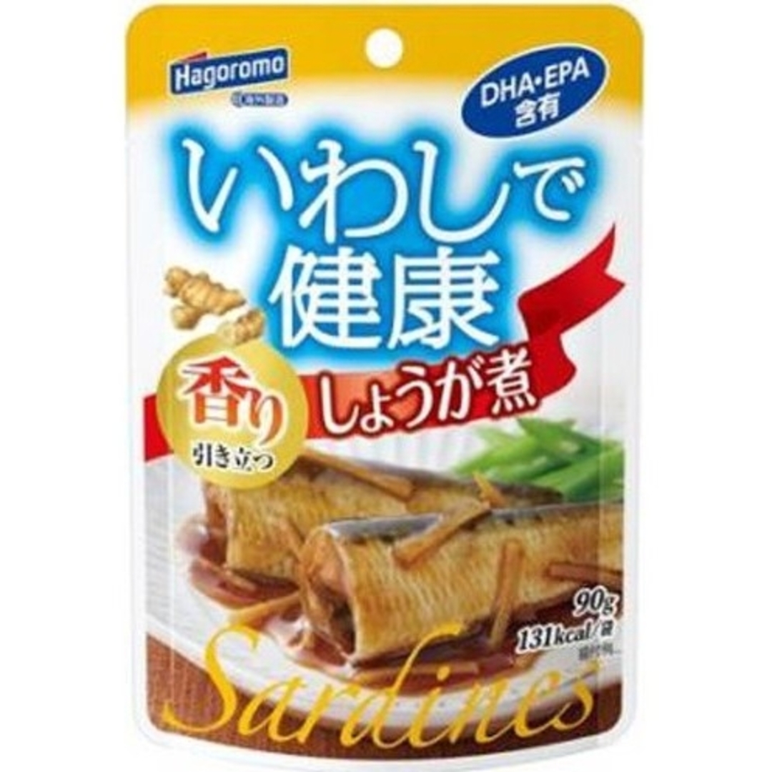 はごろもフーズ(ハゴロモフーズ)のはごろも いわしで健康 しょうが煮 (パウチ) 90g 6個セット 食品/飲料/酒の加工食品(レトルト食品)の商品写真