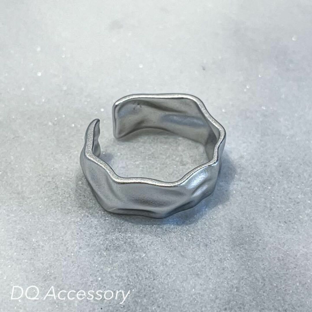 Silver925 オープンリング 銀　メンズ　シルバー　指輪 R-016 メンズのアクセサリー(リング(指輪))の商品写真