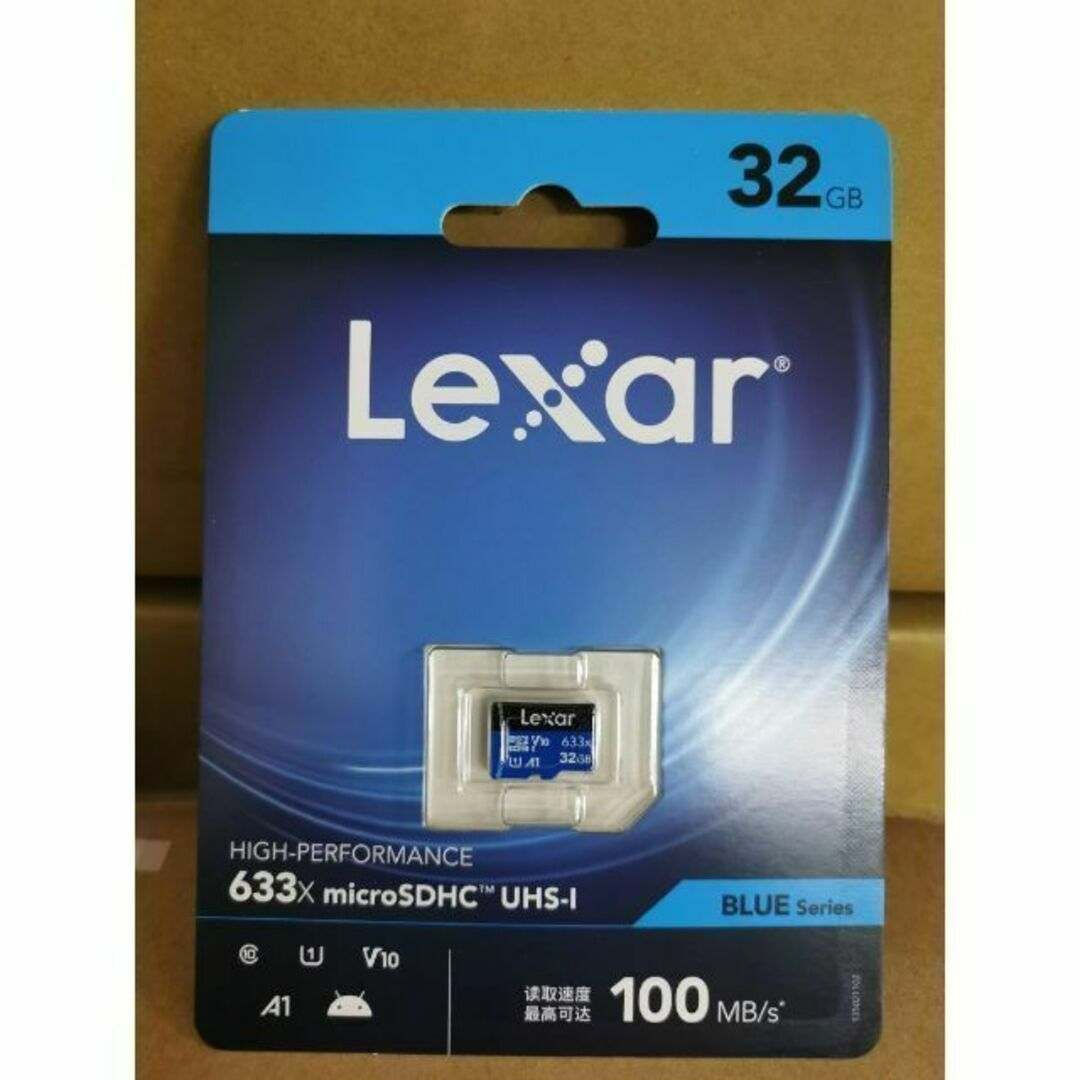 C049 特価 Lexar 32GB microSDカード BLUEシリーズ スマホ/家電/カメラのカメラ(デジタル一眼)の商品写真