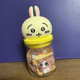 チイカワ(ちいかわ)のちいかわ うさぎ オブジェ ビン ボトル 瓶 小物入れ 置物 飾り(キャラクターグッズ)