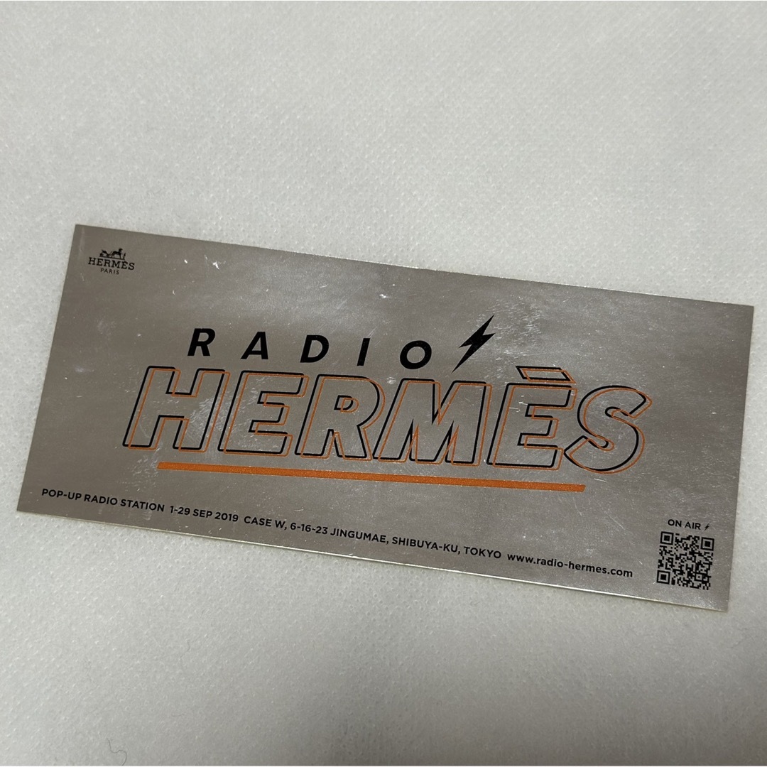 Hermes(エルメス)の新品　HERMES  エルメス　ラジオエルメス　ステッカー レディースのファッション小物(その他)の商品写真