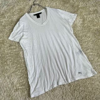 マークバイマークジェイコブス(MARC BY MARC JACOBS)のMARC BY MARC JACOBS (XS) Uネック ホワイト Tシャツ(Tシャツ(半袖/袖なし))