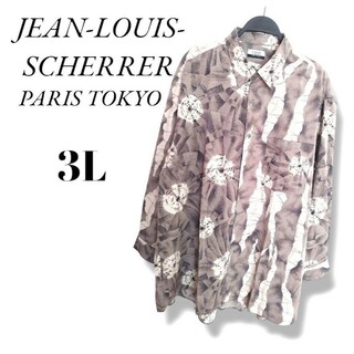 ジャンルイシェレル(Jean-Louis Scherrer)の【新品】JEAN-LOUIS-SCHERRERメンズシャツ 3Lサイズ トップス(シャツ)