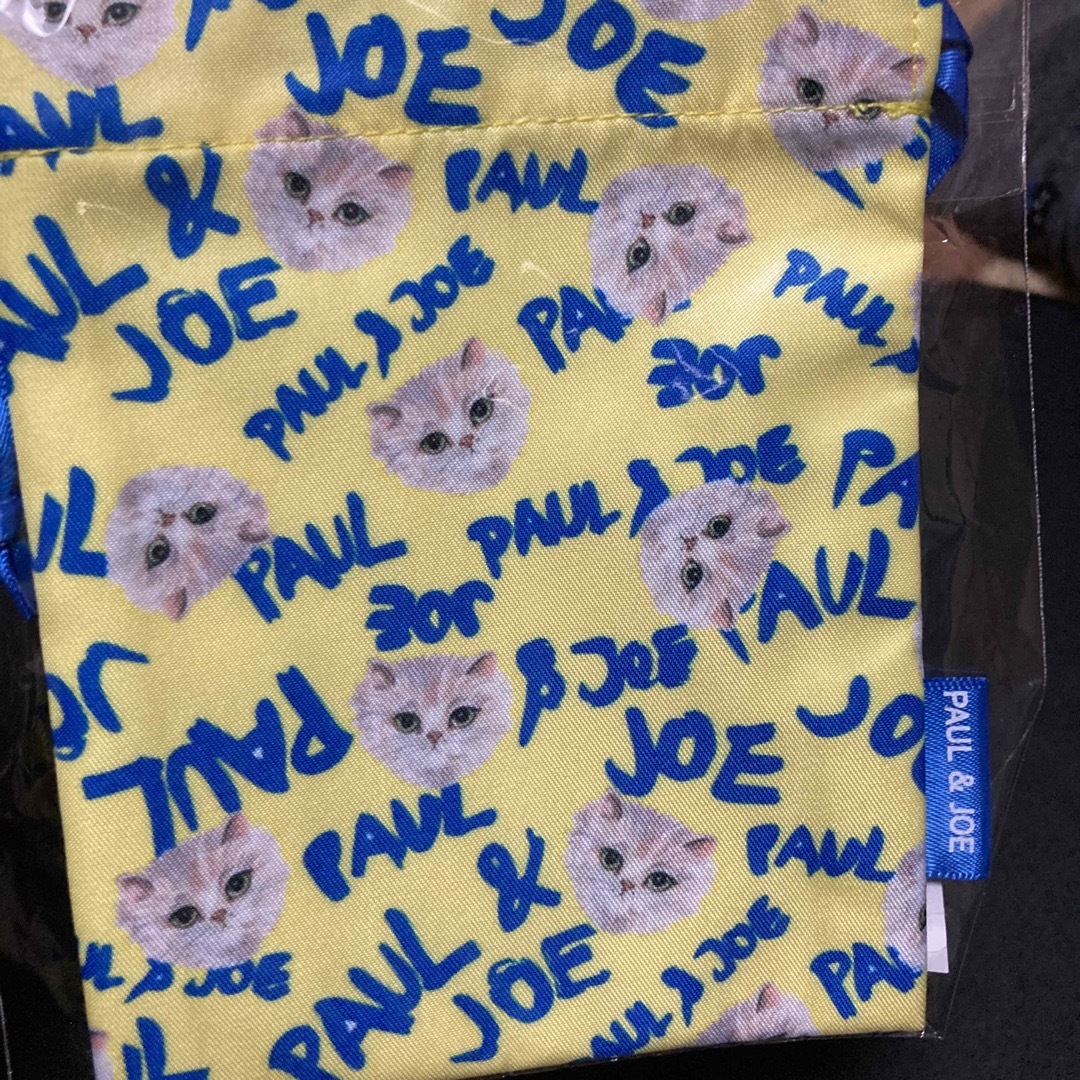 PAUL & JOE(ポールアンドジョー)のポール&ジョー　猫　ポーチ エンタメ/ホビーのコレクション(ノベルティグッズ)の商品写真